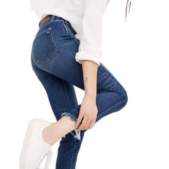 Madewell Denim - Madewell Slim Straight Jeans: Raw-Hem Edition